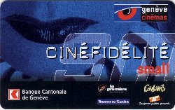 Carte Ciné Fidélité CF10 - face