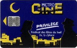 Carte Métro Ciné CI5 - face