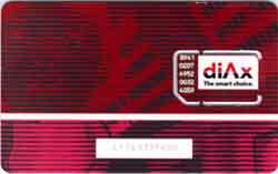 Carte diAx DI4 - dos