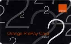 Carte recharge Orange ROR5 - face